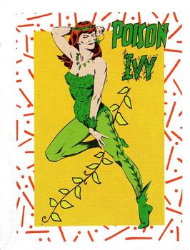 1989 DC Comics Backing Board Cards #83 Poison Ivy Front