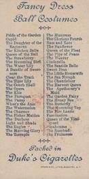 1889 W. Duke, Sons & Co. Fancy Dress Ball Costumes (N73) #NNO The Honey Bee Back