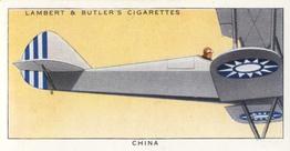 1937 Lambert & Butler Aeroplane Markings #8 China Front