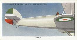 1937 Lambert & Butler Aeroplane Markings #25 Iran Front
