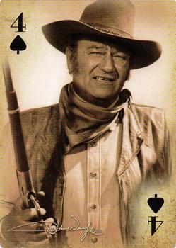 2016 Aquarius John Wayne Playing Cards #4♠ John Wayne Front