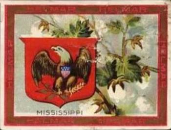 1910 Helmar Seals of US & Coat of Arms (T107) #NNO Mississippi Front