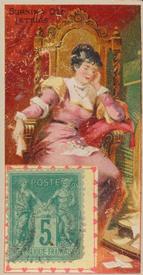 1889 Duke's Cigarettes Postage Stamps (N85) #NNO Burning Old Letters Front