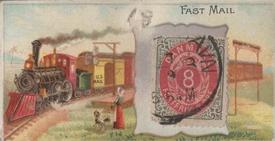 1889 Duke's Cigarettes Postage Stamps (N85) #NNO Fast Mail Front