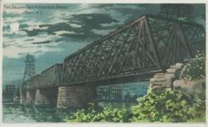 1890 Honest Bridges (N102) #NNO Delaware & Hudson Canal Bridge Front
