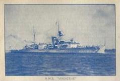 1942 Warships - Majesties #NNO HMS Vindictive Front