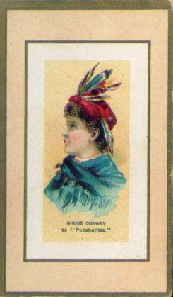 1889 W. Duke, Sons & Co. Fancy Dress Ball Costumes (N107) #NNO Pocahontas Front