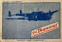 1942 Skyways Skyways #NNO Handley Page Hampden Front