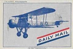 1942 Daily Mail Airplanes - Overseas Black Back 1000 #NNO Fairey Swordfish Front