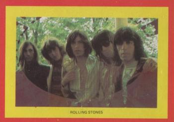 1973 Monty Gum Hit Parade Stickers #NNO The Rolling Stones Front