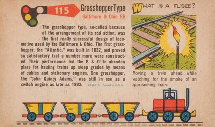 1955 Doeskin Rails & Sails (F378) #115 Grasshopper Type Back