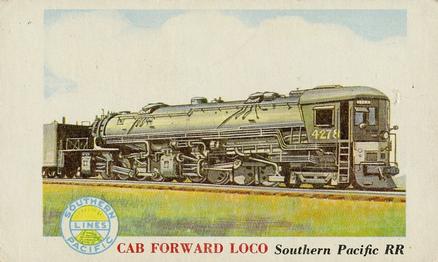 1955 Doeskin Rails & Sails (F378) #120 Cab Forward Loco Front