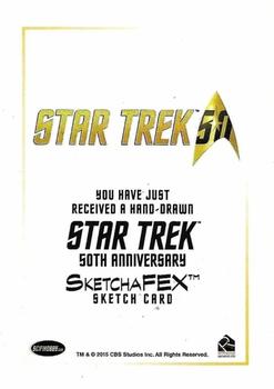 2016 Rittenhouse Star Trek The Original Series 50th Anniversary - Sketches #NNO Kevin Graham Back