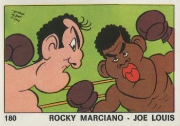 1973 Panini OK VIP #180 Rocky Marciano / Joe Louis Front