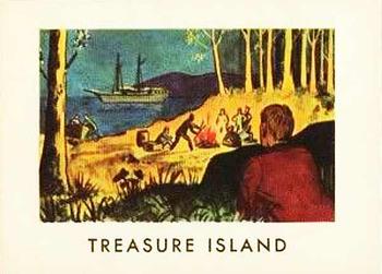 1960 Buymore Sales Treasure Island (W527) #29 The Cannonball Had Front