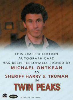 2018 Rittenhouse Twin Peaks - Autographs Classic #NNO Michael Ontkean Back
