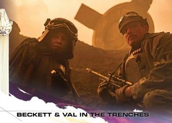 2018 Topps Countdown to Solo: A Star Wars Story #4 Beckett & Val in the Trenches Front