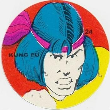 1983 Ovaltine Marvel Super Heroes Stickers (Mexico) #24 Kung Fu (Shang-Chi) Front