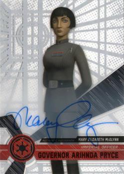 2017 Topps High Tek Star Wars - Autographs #40 Mary Elizabeth McGlynn Front