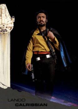 2018 Topps Solo: A Star Wars Story - Black #3 Lando Calrissian Front