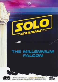 2018 Topps Solo: A Star Wars Story - Yellow #13 The Millennium Falcon Back