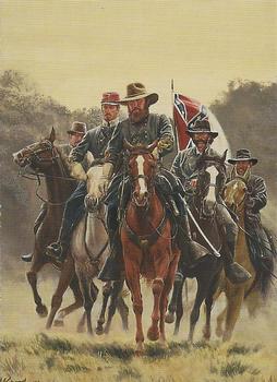 1996 Keepsake Collectibles The Civil War: The Art of Mort Kunstler #62 Longstreet at Gettysburg Front