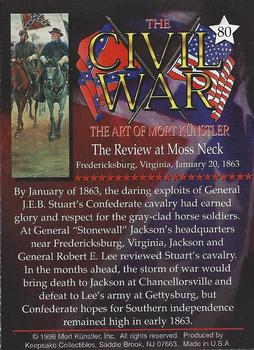 1996 Keepsake Collectibles The Civil War: The Art of Mort Kunstler #80 The Review at Moss Neck Back