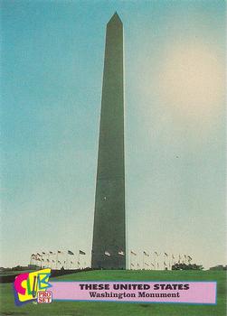 1992 Club Pro Set These United States - Bronze #14 Washington Monument Front