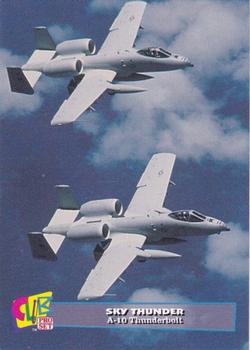 1993 Club Pro Set Sky Thunder - Gold #15 A-10 Thunderbolt Front
