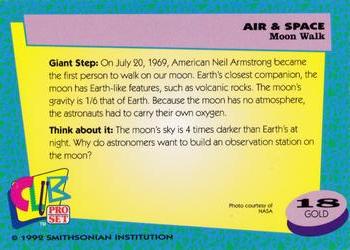 1992 Smithsonian Institute Air & Space - Gold #18 Moon Walk Back