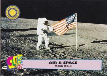 1992 Smithsonian Institute Air & Space - Gold #18 Moon Walk Front