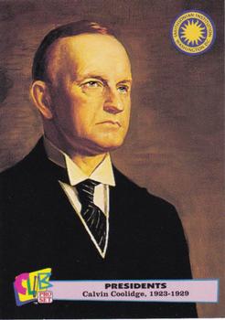 1992 Smithsonian Institute Presidents #29 Calvin Coolidge Front