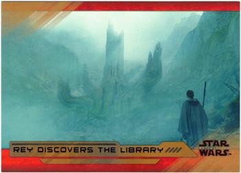 2018 Topps Star Wars The Last Jedi Series 2 - Bronze #23 Rey Discovers the Library Front