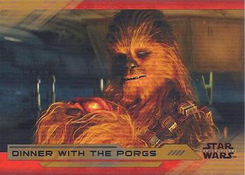 2018 Topps Star Wars The Last Jedi Series 2 - Bronze #32 Dinner with the Porgs Front