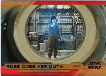 2018 Topps Star Wars The Last Jedi Series 2 - Bronze #35 Rose Does her Duty Front