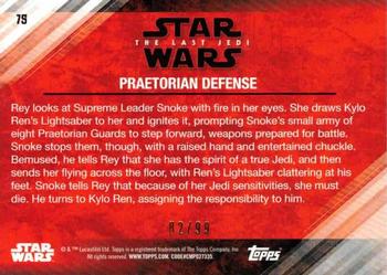 2018 Topps Star Wars The Last Jedi Series 2 - Bronze #75 Praetorian Defense Back