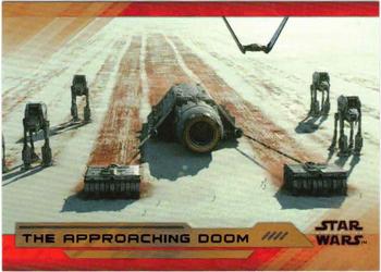 2018 Topps Star Wars The Last Jedi Series 2 - Bronze #82 The Approaching Doom Front