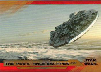 2018 Topps Star Wars The Last Jedi Series 2 - Bronze #99 The Resistance Escapes Front