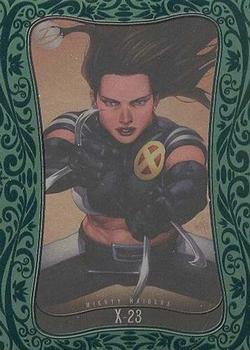 2014 Rittenhouse Marvel: Dangerous Divas 2 - Emerald #90 X-23 Front