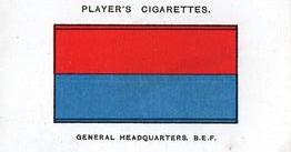 1925 Player's Army Corps and Divisional Signs 1914-1918 2nd Series #65 General Headquarters British Expeditionary Force Front