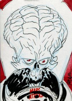 2013 Topps Mars Attacks Invasion - Sketch Artists #NNO Paul Adam Front