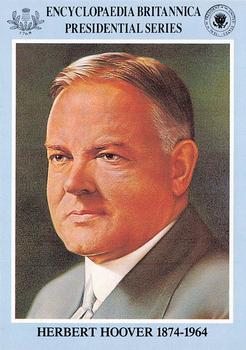 1991 Encyclopedia Britannica Presidential #NNO Herbert Hoover Front