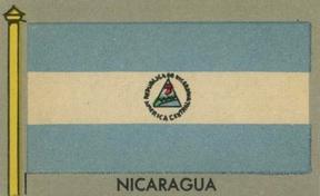 1950 Topps Parade Flags of the World (R714-6) #54 Nicaragua Front