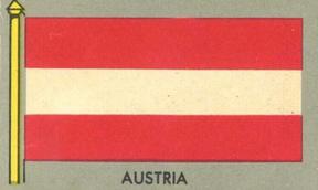 1950 Topps Parade Flags of the World (R714-6) #79 Austria Front