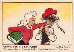 1951 Parkies Colour Comics (V339-3) #3 Gravel Gertie & B.O. Plenty Front