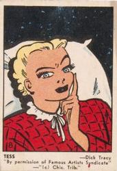 1951 Parkies Colour Comics (V339-3) #8 Tess Front