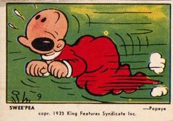 1951 Parkies Colour Comics (V339-3) #9 Swee' Pea Front