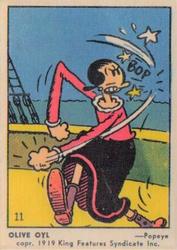 1951 Parkies Colour Comics (V339-3) #11 Olive Oyl Front