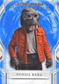 2018 Topps Star Wars Masterwork - Blue #54 Ponda Baba Front