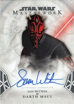 2018 Topps Star Wars Masterwork - Autographs #NNO Sam Witwer Front